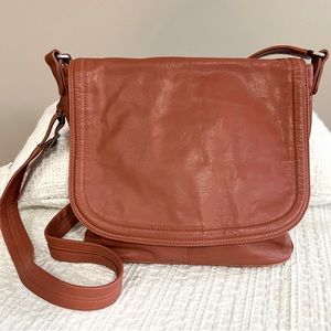 HOBO International Oversized Leather Crossbody Bag